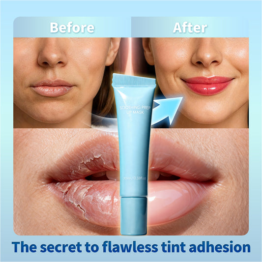 Soothing Prep Lip Mask – Cooling Peel-Off in 10 Minutes, Smooth Lips for Flawless Lipstick | Menthol + Hydrating